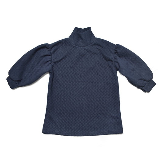 Long Turtle Neck | Navy Blue