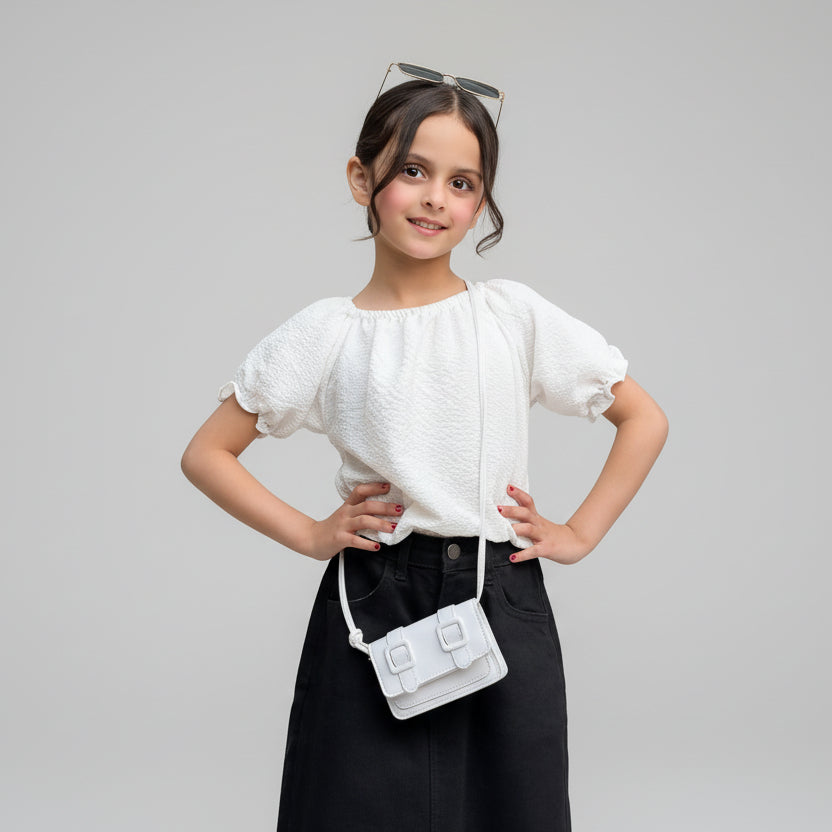 Jet Black | Denim Skirt | Ankle Length