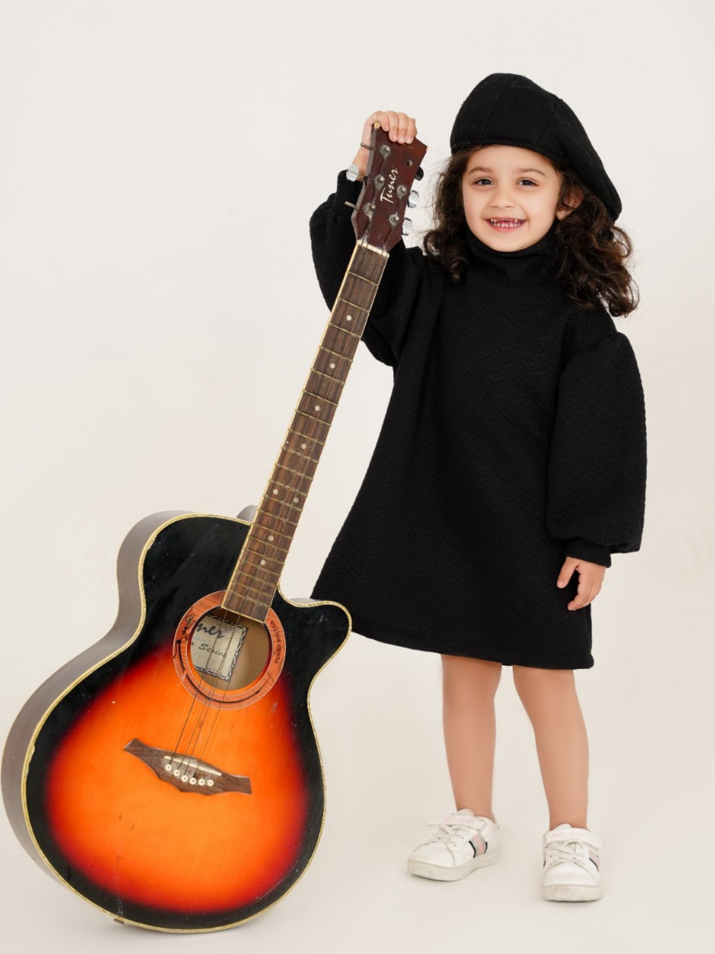 Long Turtle Neck | Black - Navy Blue