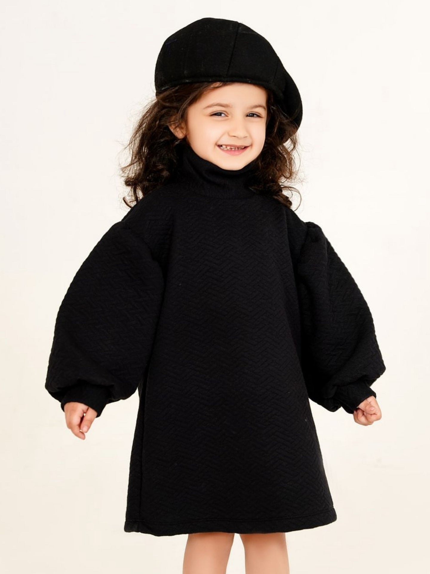 Long Turtle Neck | Black - Navy Blue