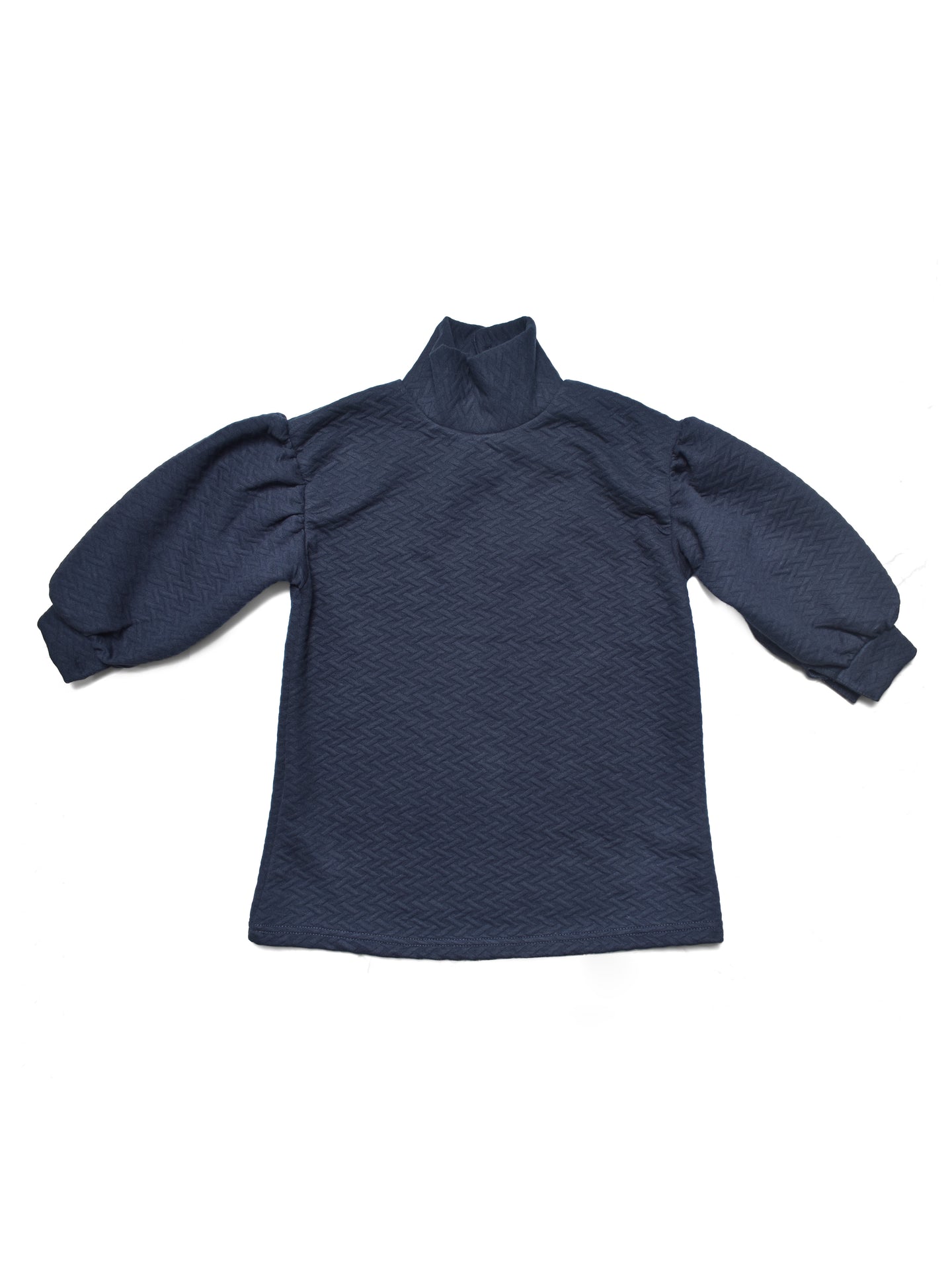 Long Turtle Neck | Black - Navy Blue