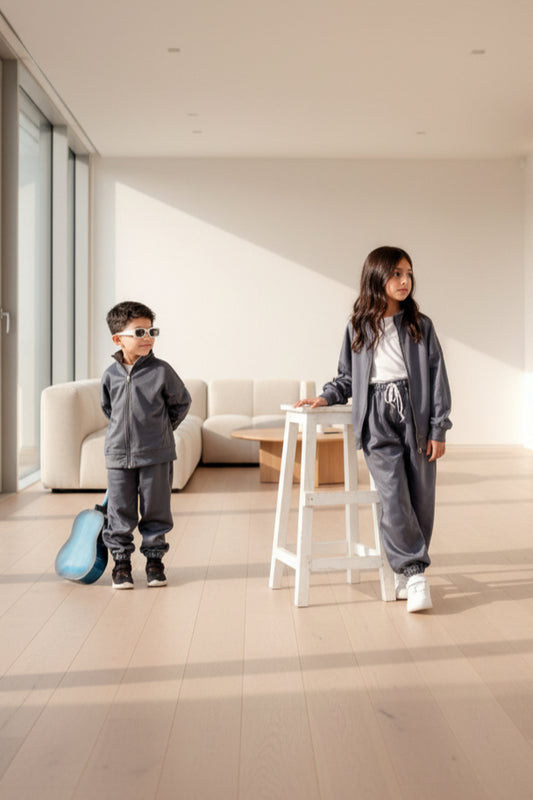 Loose style kids streetwear