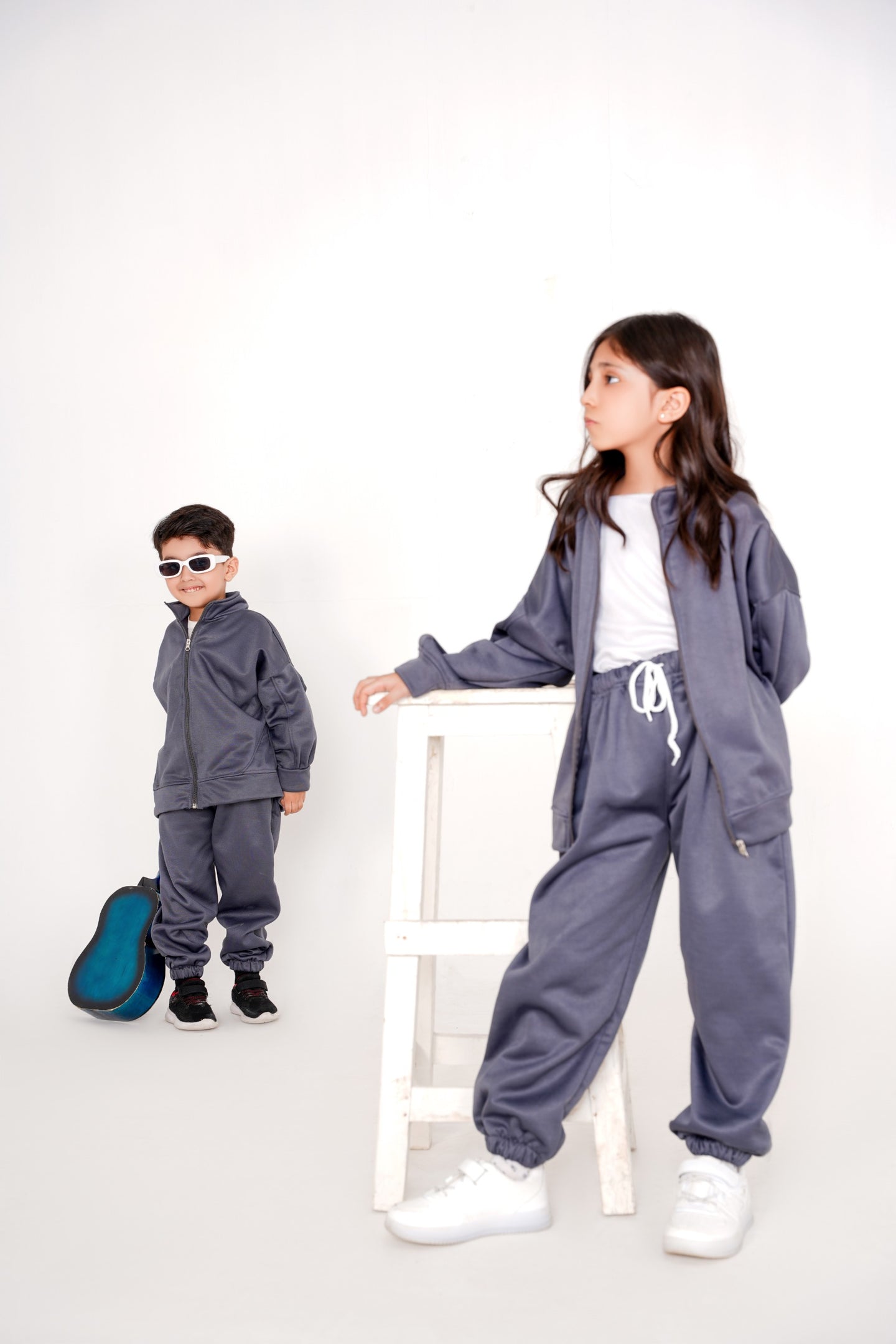 Loose style kids streetwear