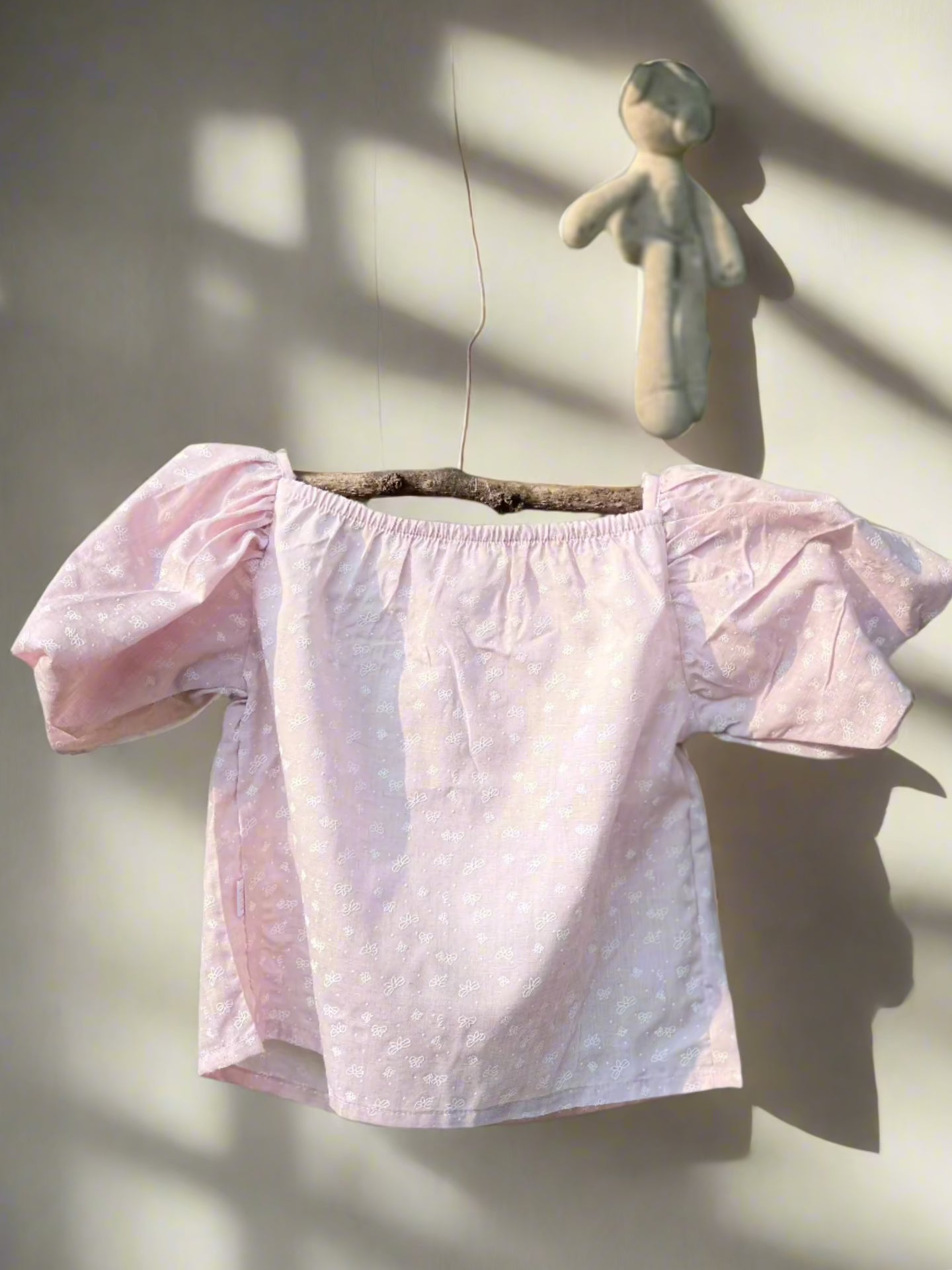 Rosy | Puff Sleeves Shirt