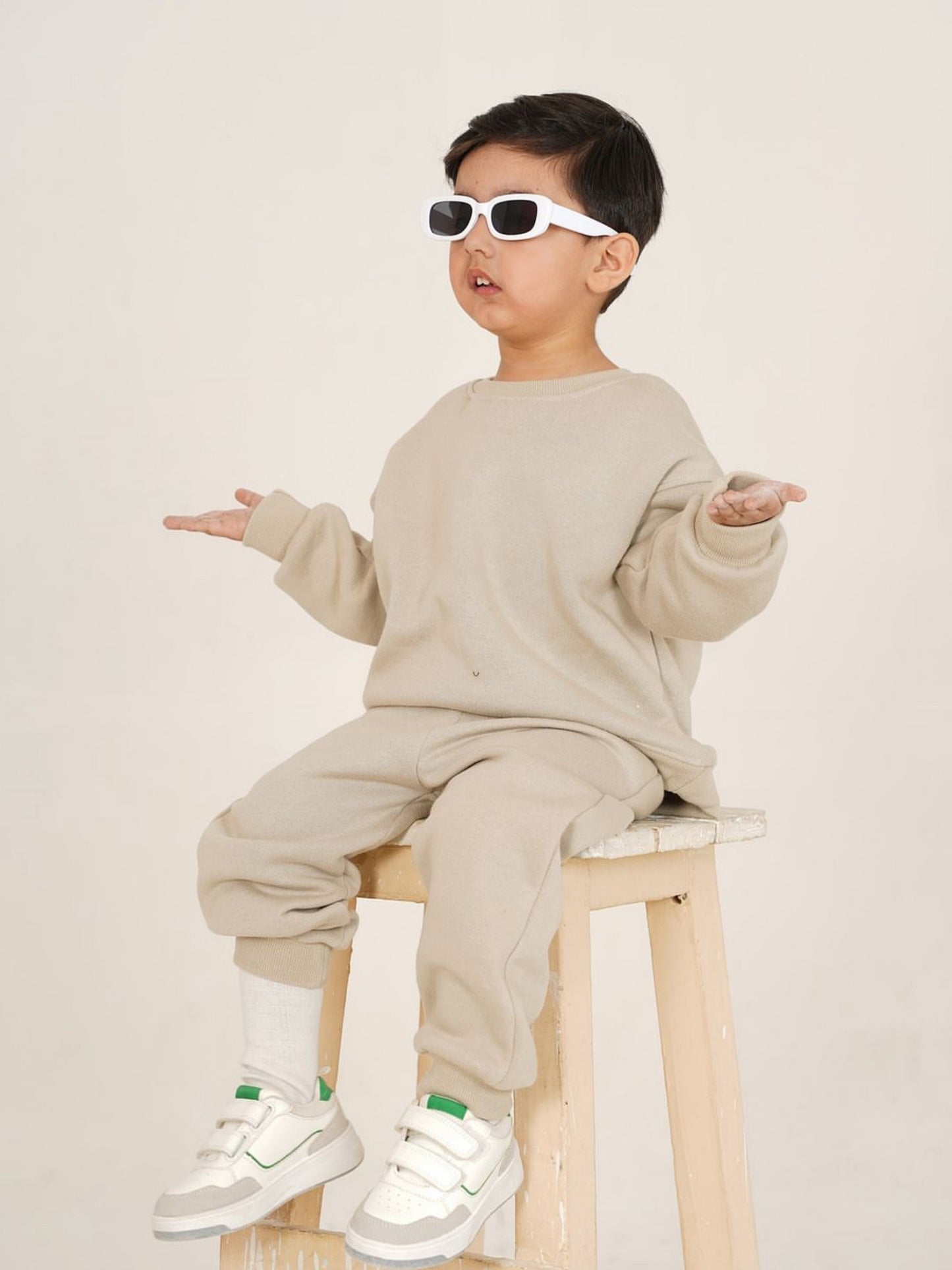 Sweat Shirt and Pants | Cement - Olive Green | Unisex