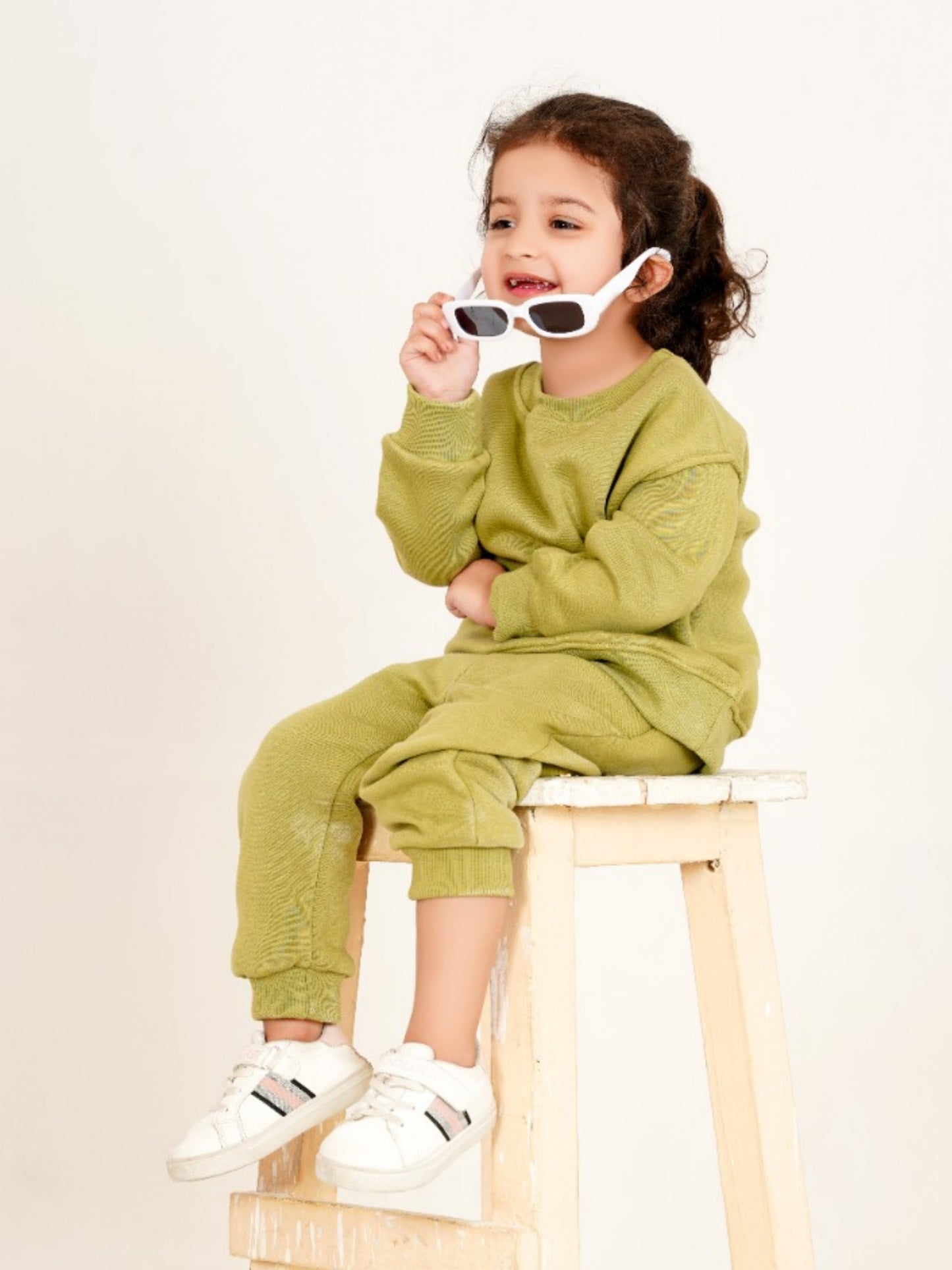 Sweat Shirt and Pants | Cement - Olive Green | Unisex